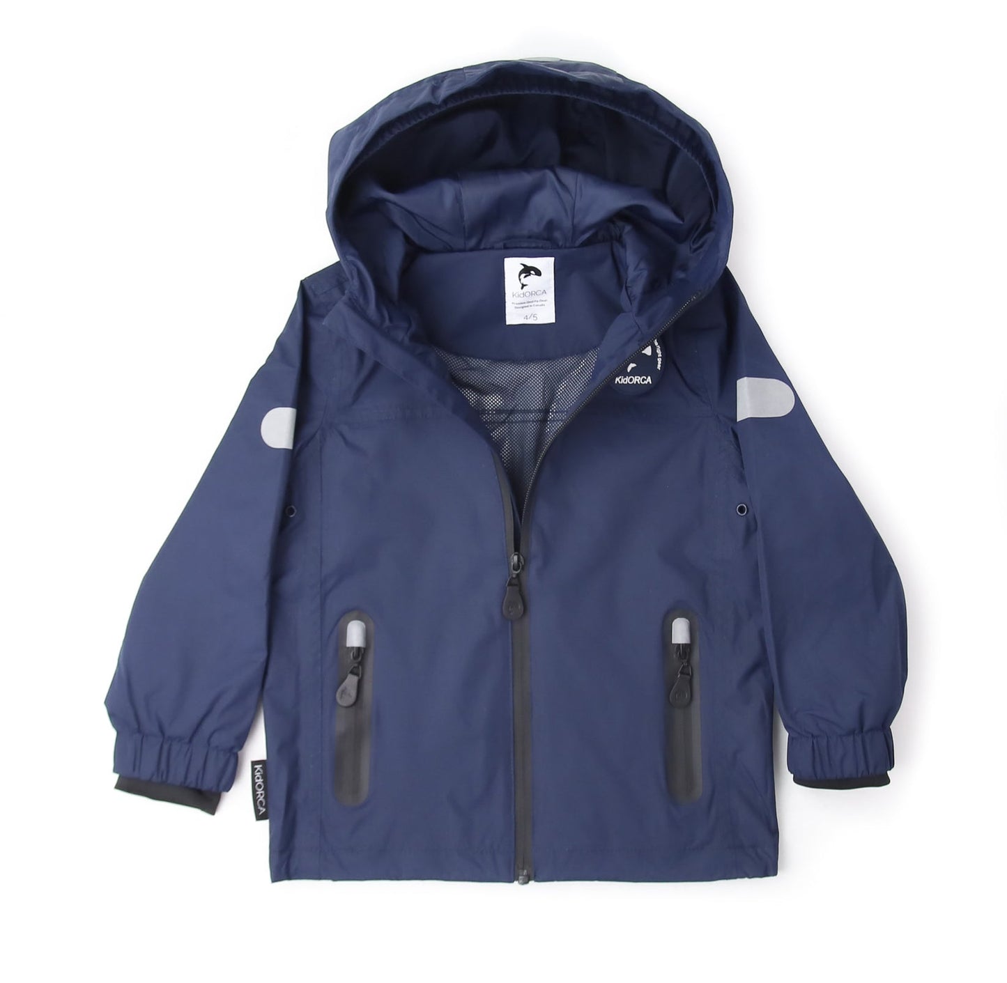 KidORCA Kids Rain Jacket - Navy