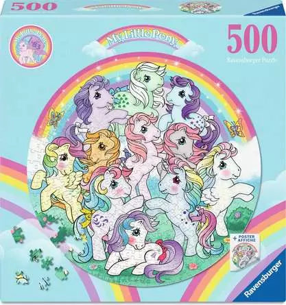 Ravensburger - My Little Pony 500 Pc Round Puzzle