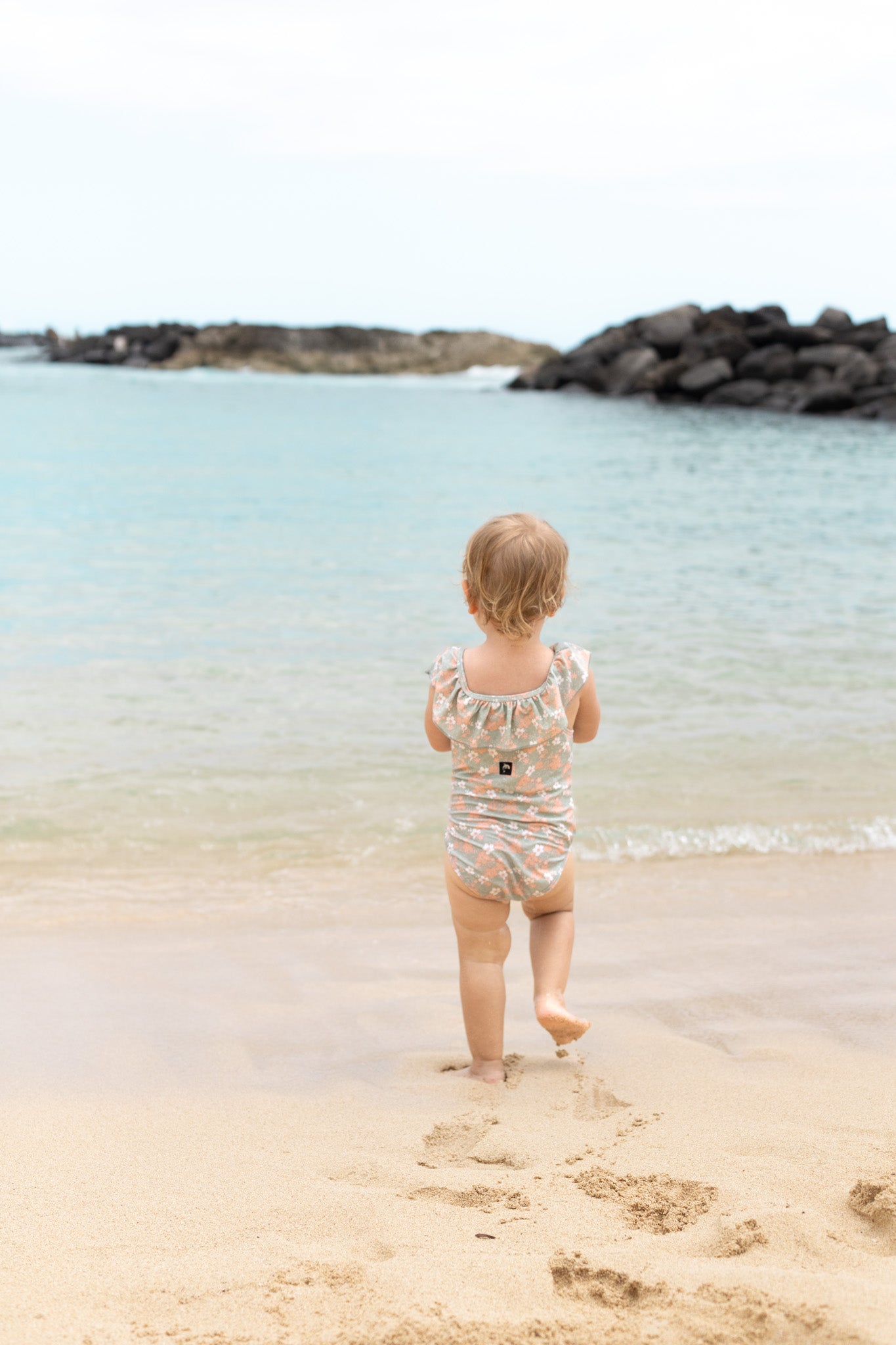 KidORCA Ruffle Swimsuit - Lalliana / Coconut