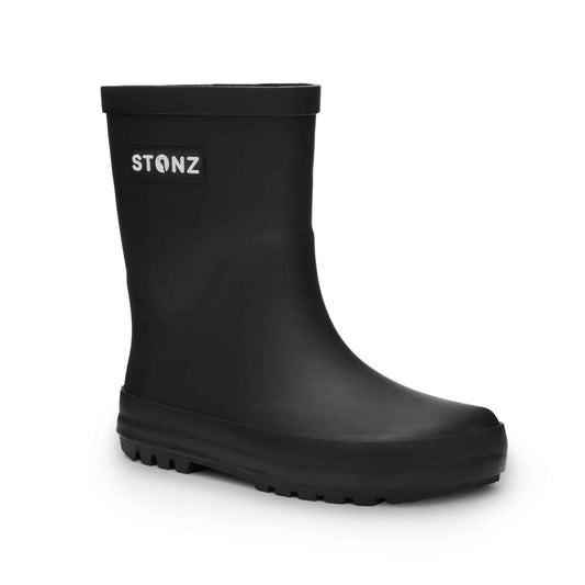 Stonz Kids' Waterproof Rain Boots - Black