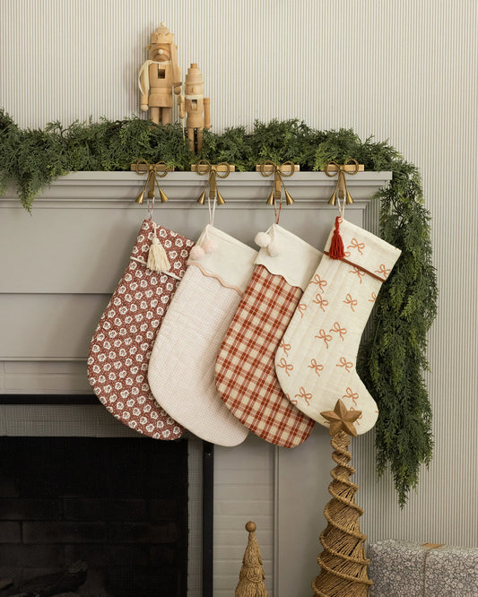 Rylee Cru - One Size Christmas Stocking - Petal Gingham