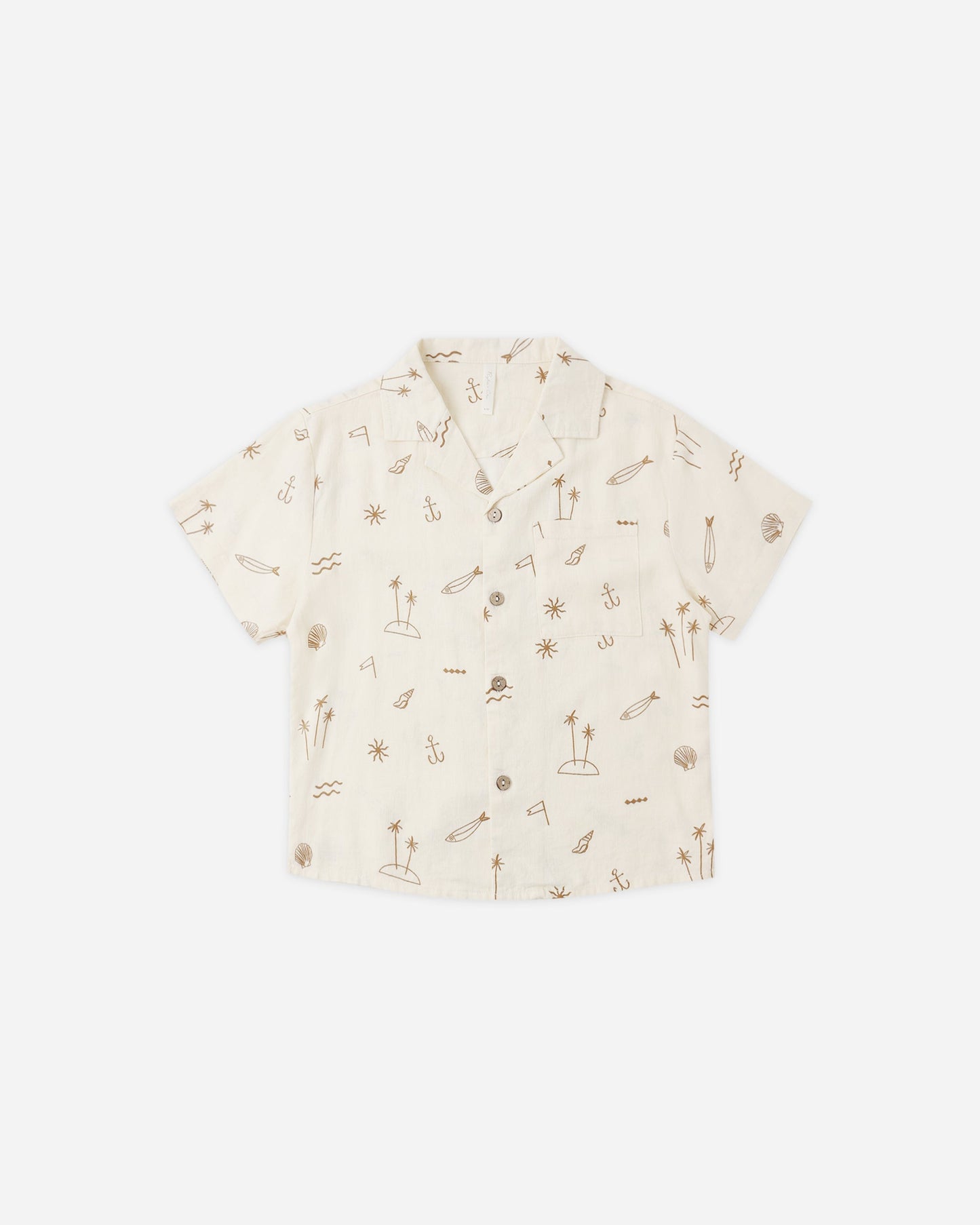 Rylee+ Cru - Lapel Collar Shirt Coastal