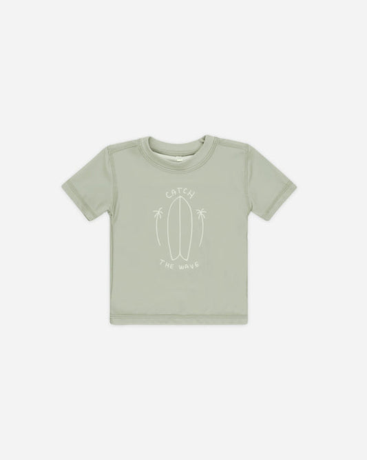 Rylee + Cru - Short Sleeve Rashguard || Sage