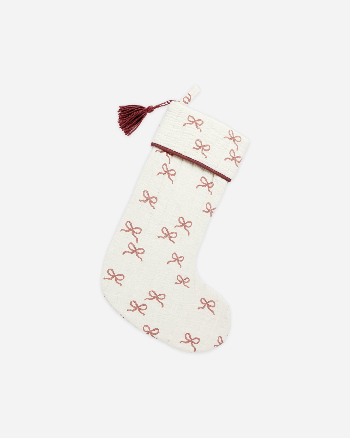 Rylee Cru - One Size Christmas Stocking - Ruby Bows