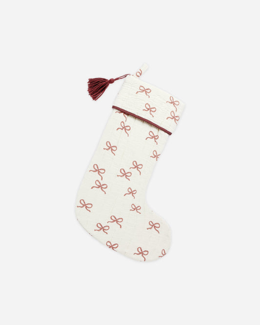 Rylee Cru - One Size Christmas Stocking - Ruby Bows