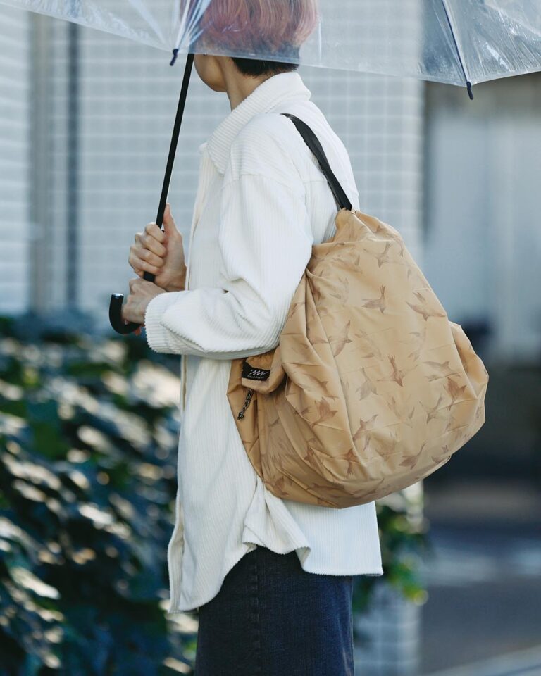 Shupatto Packable Bag w/Zipper - Flying Birds 27L