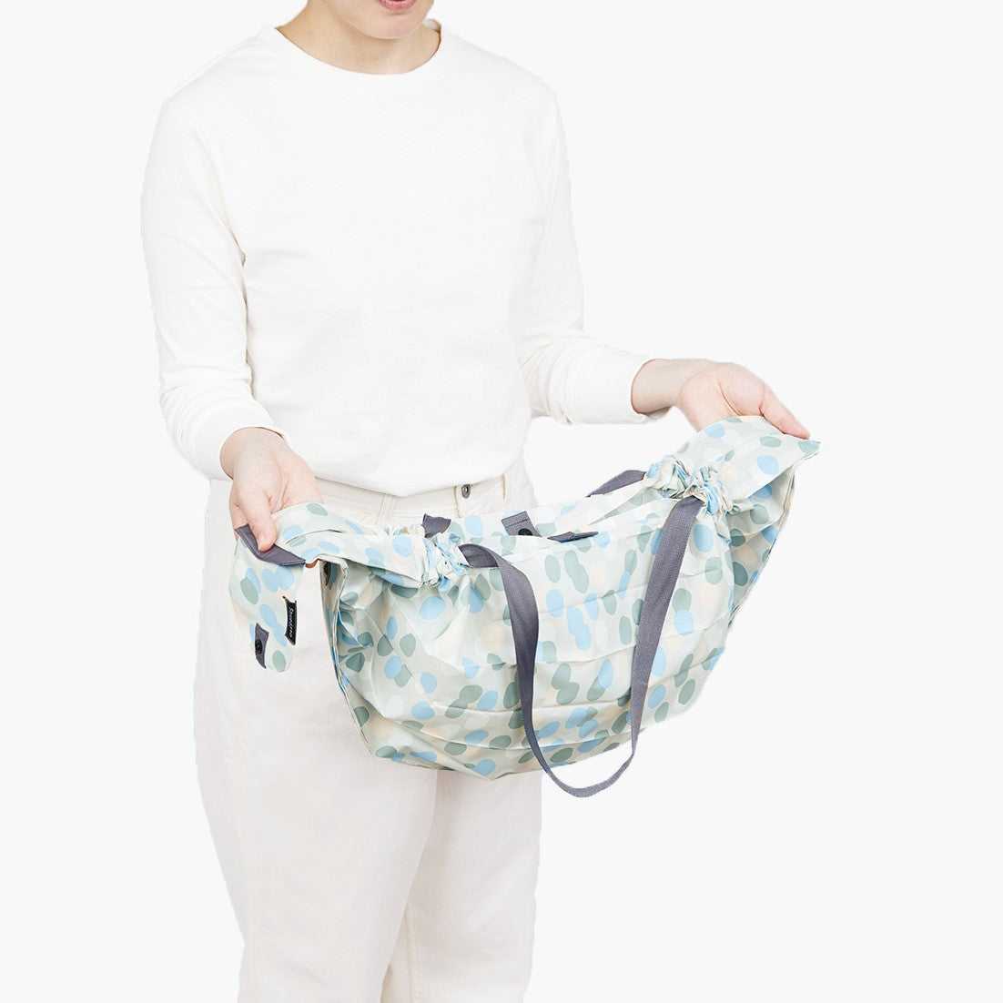 Shupatto Bag - One-Pull Foldable Bag - Arare (Large)