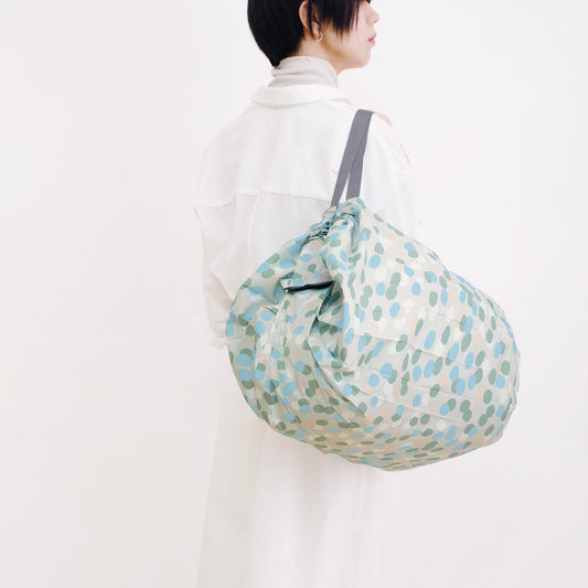 Shupatto Bag - One-Pull Foldable Bag - Arare (Large)