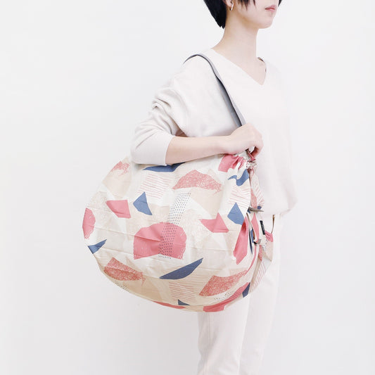 Shupatto Bag - One-Pull Foldable Bag - Hagire (Large)