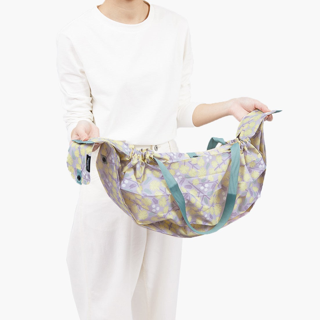 Shupatto Bag - One-Pull Foldable Bag - Hana (Large)