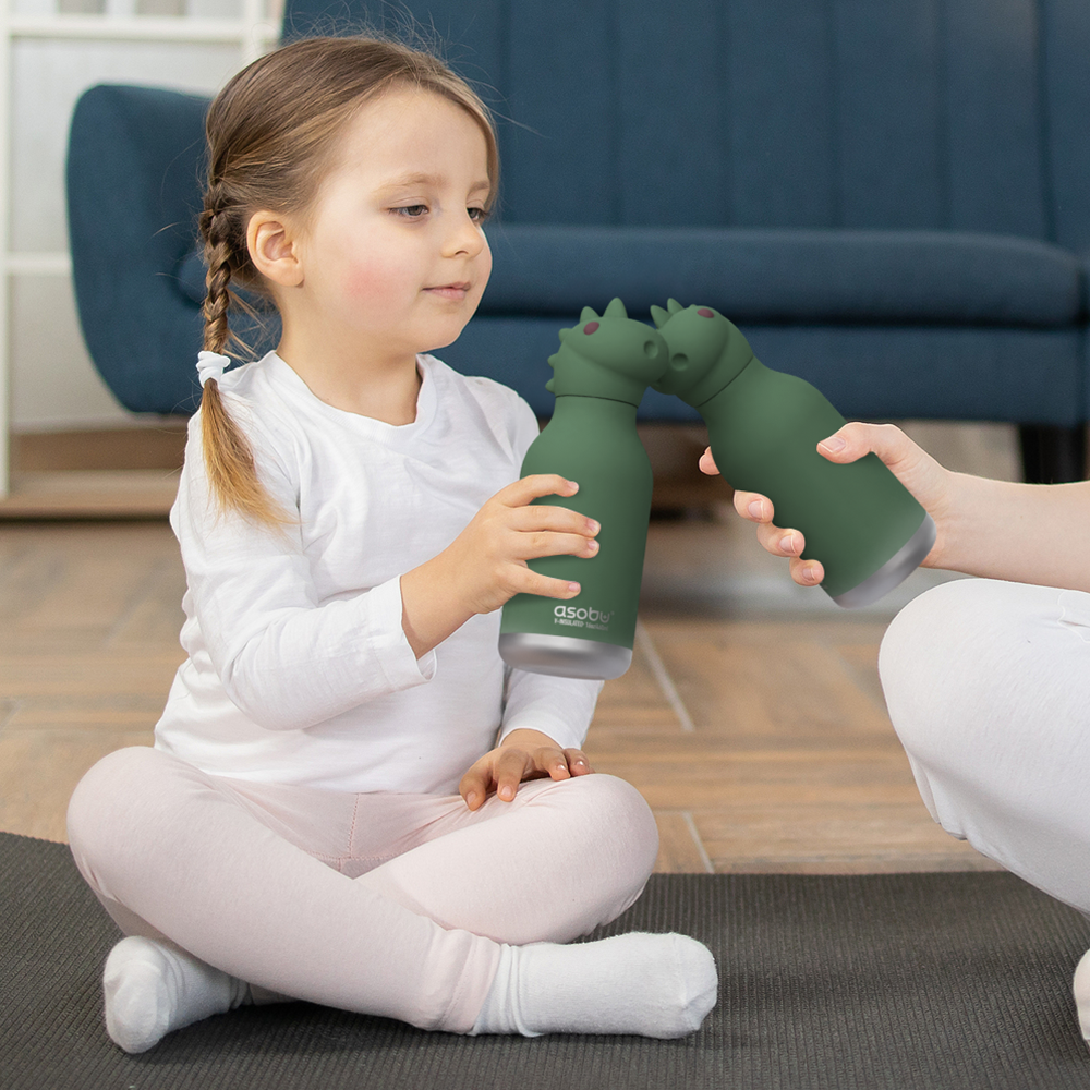 Asobu - 16 oz Bestie Animal Bottle - DINOSAUR