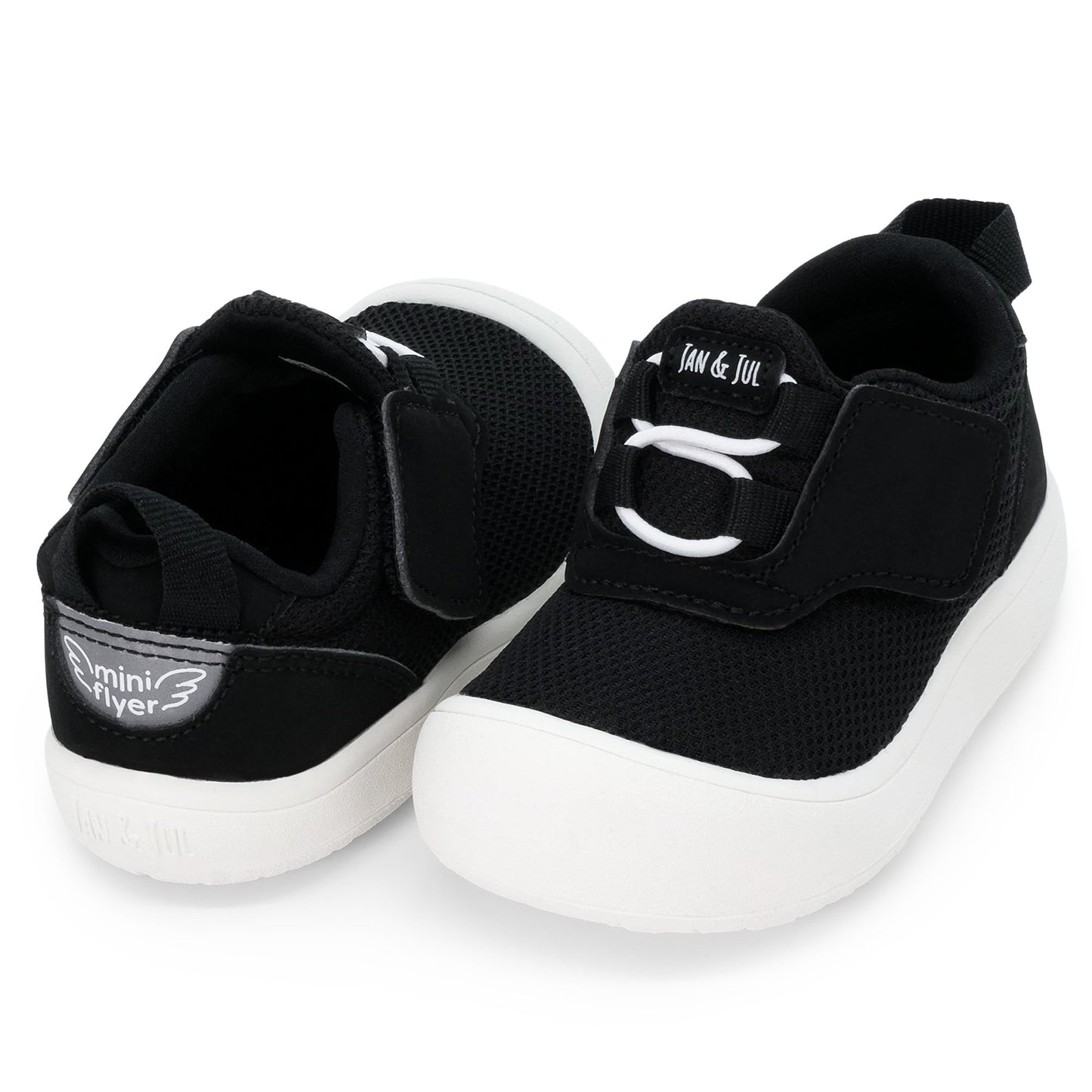 Jan & Jul Kids Mini-Flyer Shoe - Black Tie