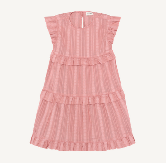 Minymo - Tiered Linen Dress