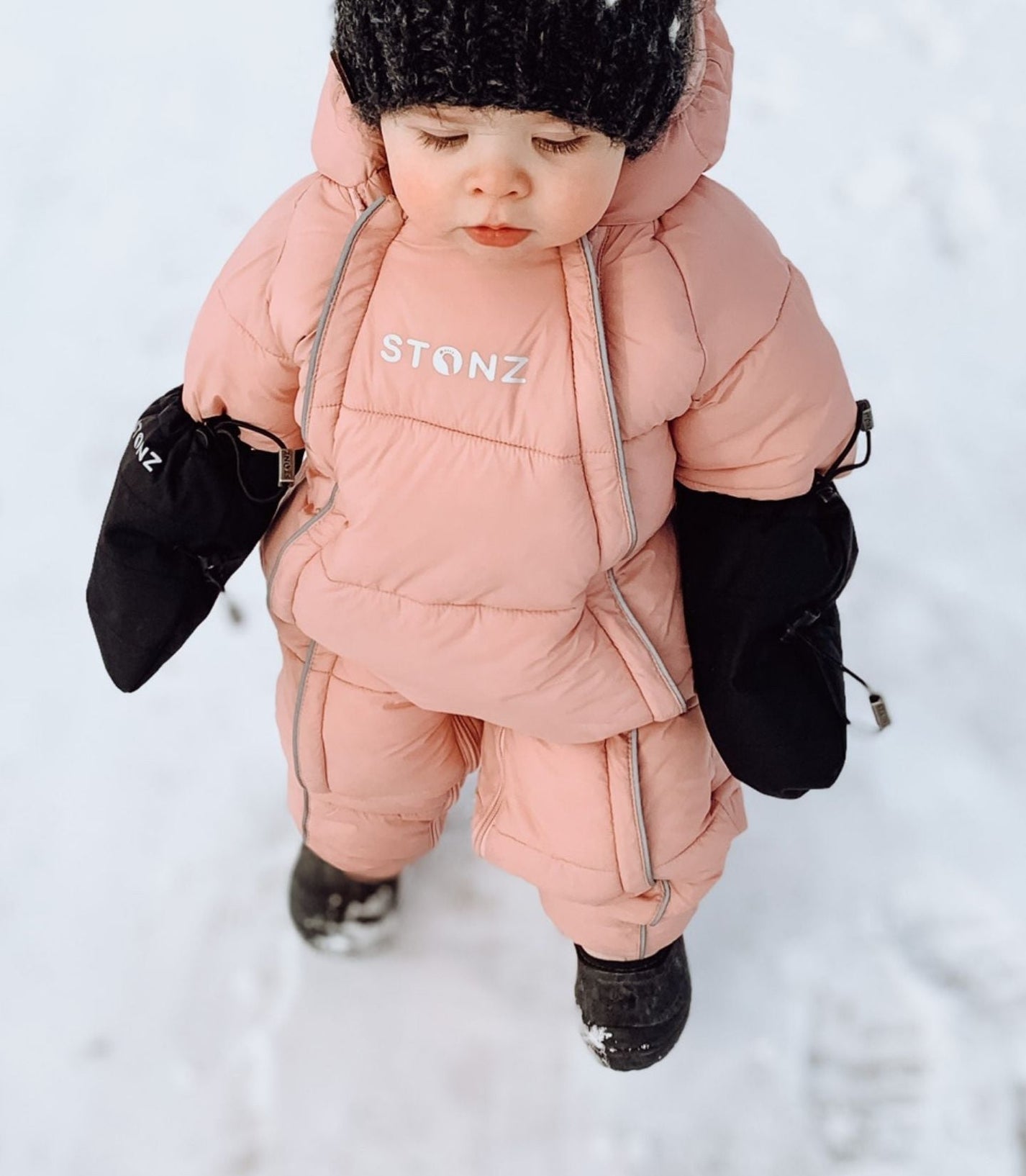 Stonz Snow Mitt Baby - Easy-on, Insulated, Waterproof Mittens