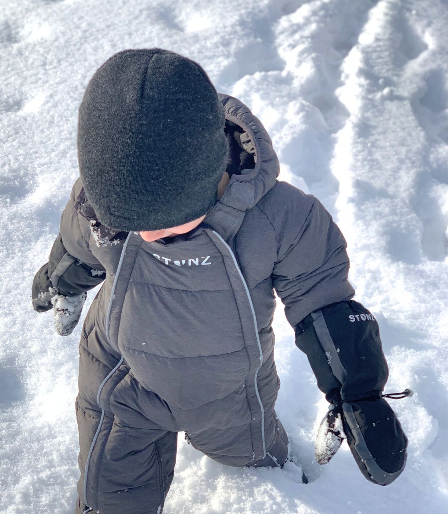 Stonz Snow Mitt Kid - Easy-on, Insulated, Waterproof Mittens