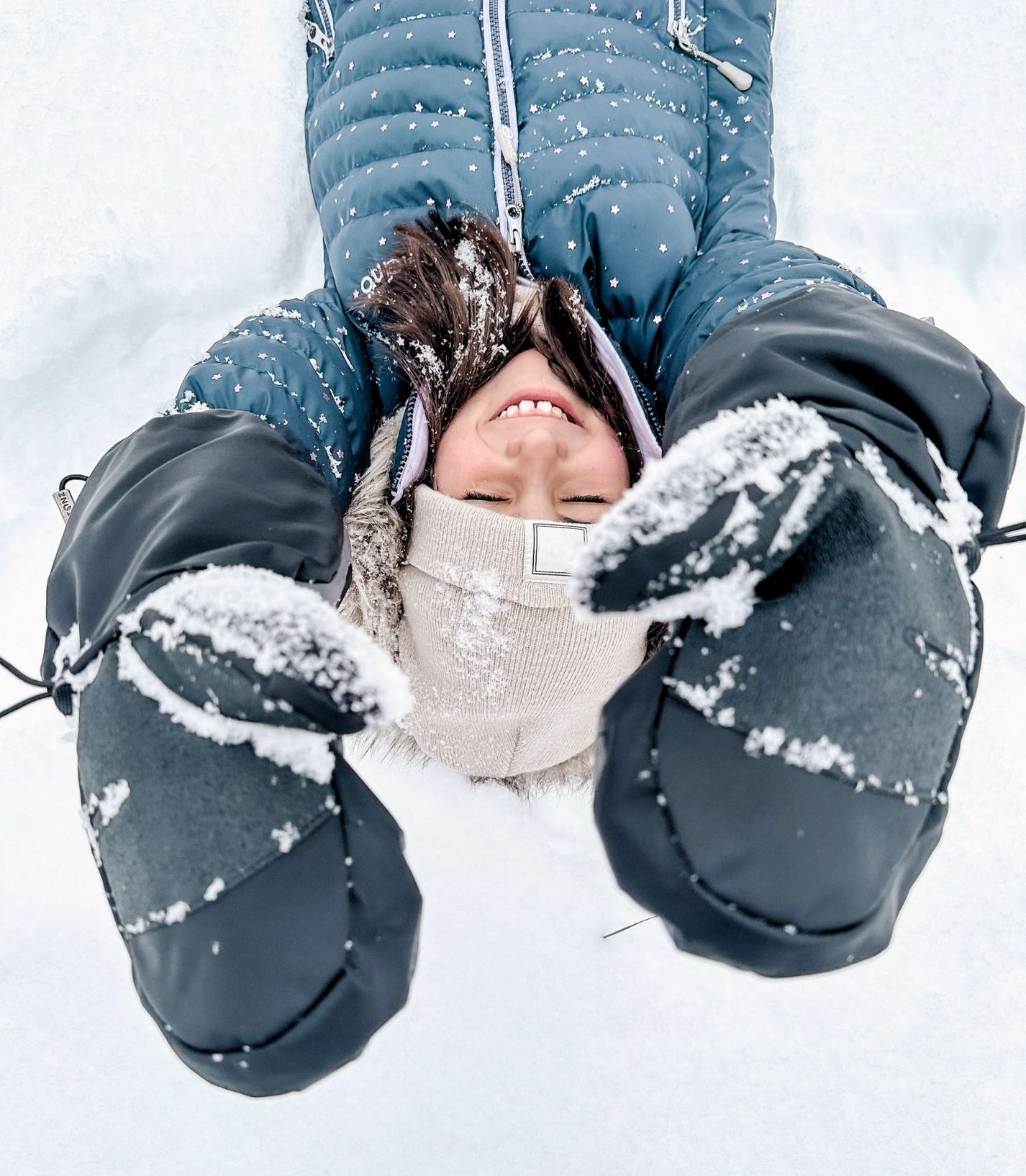 Stonz Snow Mitt Kid - Easy-on, Insulated, Waterproof Mittens