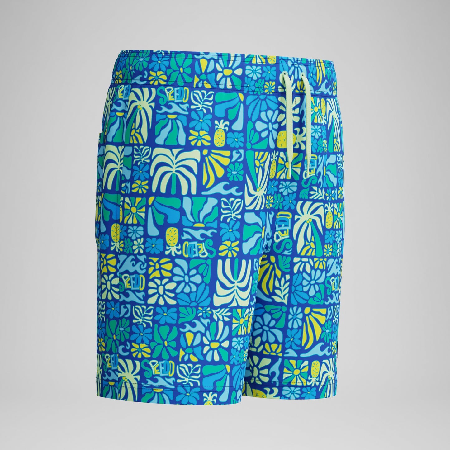 Swim pants Blue Flower 1