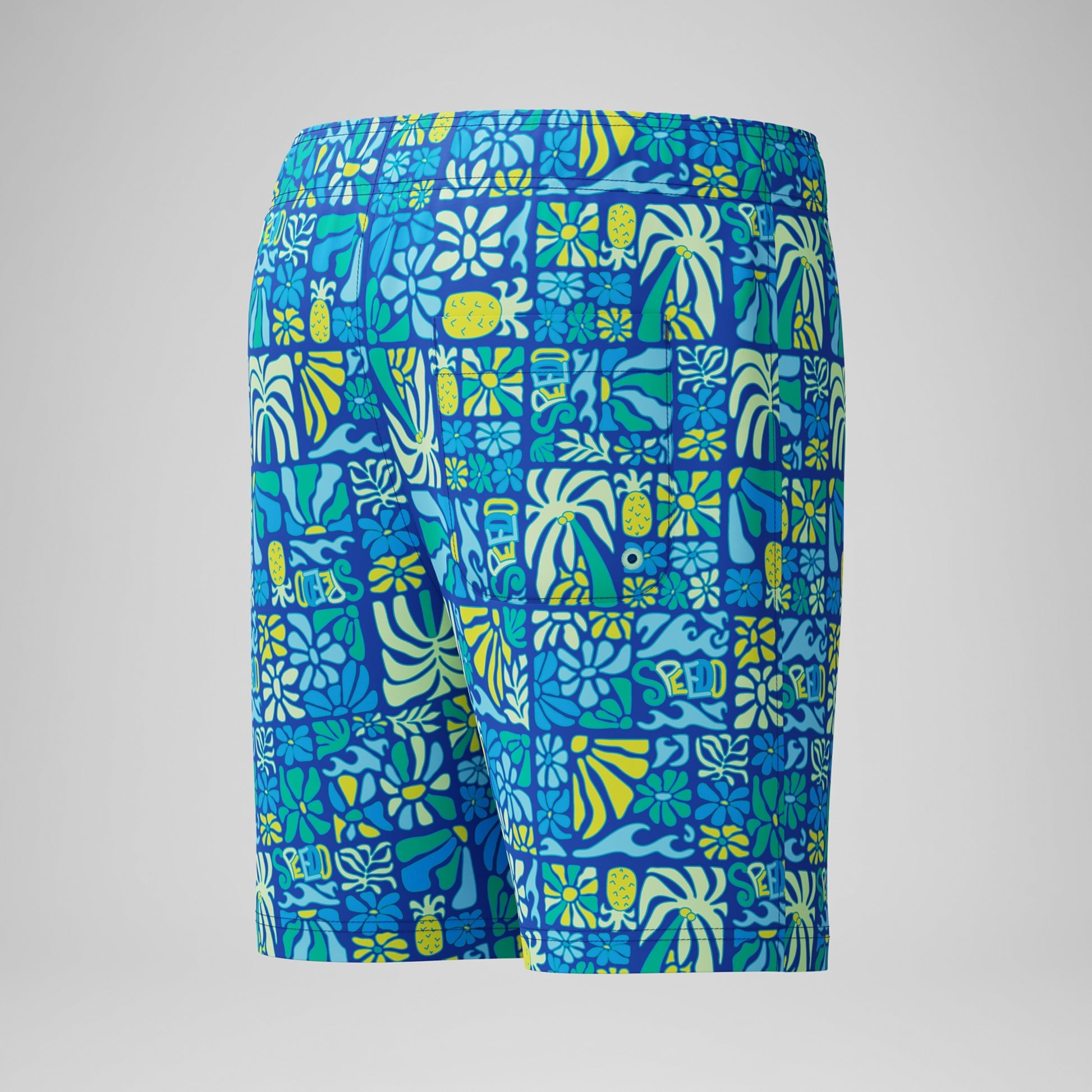 Swim pants Blue Flower 2