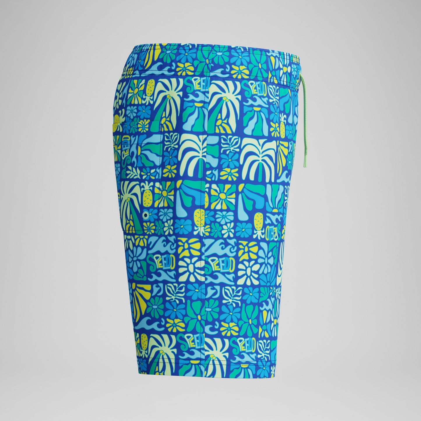 Swim pants Blue Flower 6
