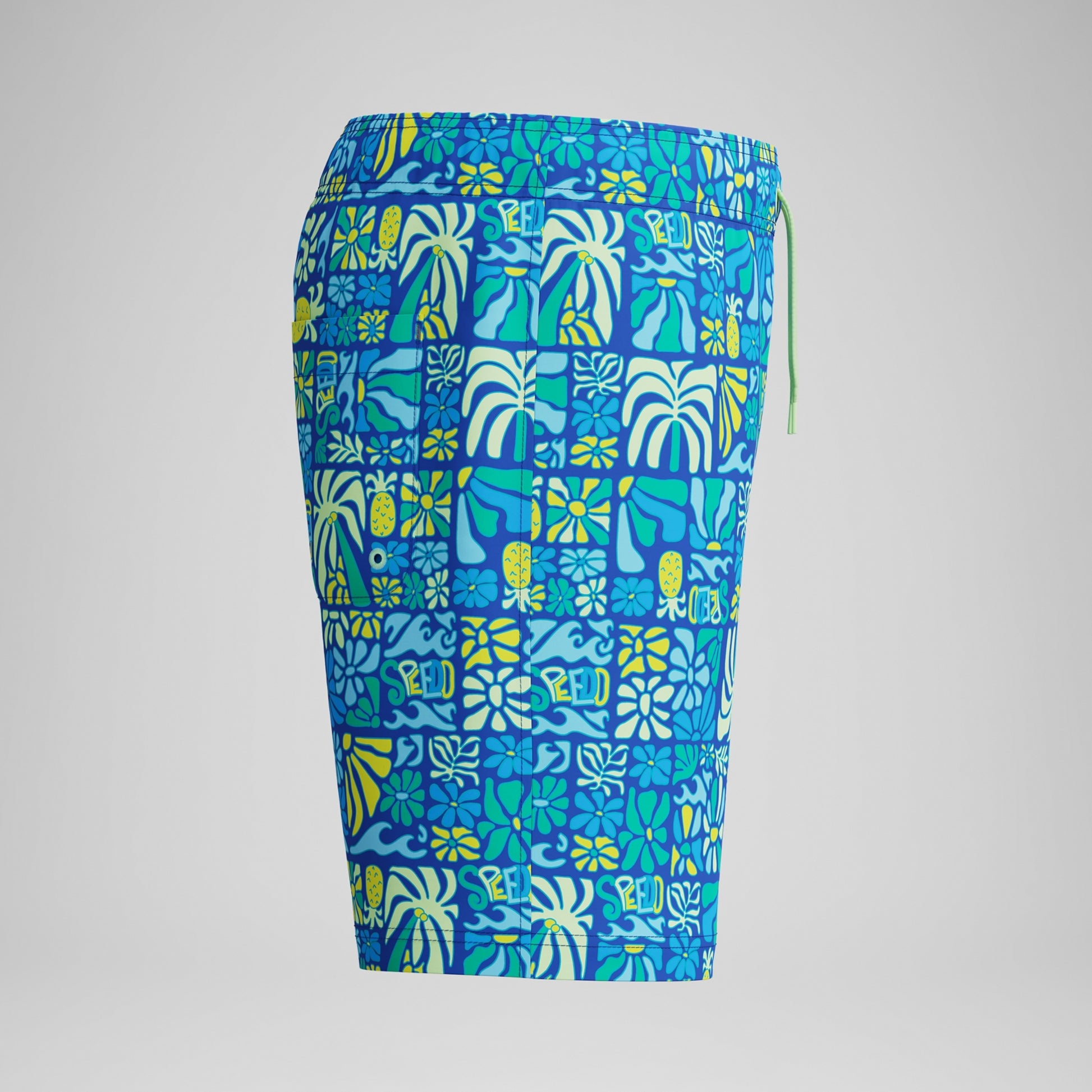 Swim pants Blue Flower 6