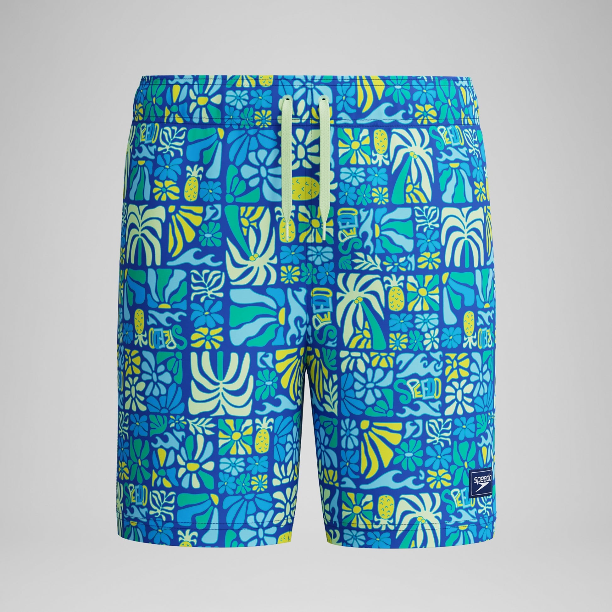 Swim pants Blue Flower 8