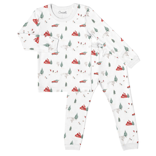 Coccoli Modal Long Sleeve Pyjama - Winter Barns - 3Y