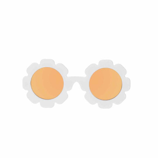 Babiators The Daisy: White Flower w/ Polarized Gold Lens Sunglasses