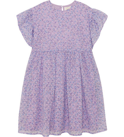 Creamie Flower Doby Dress - 8Y