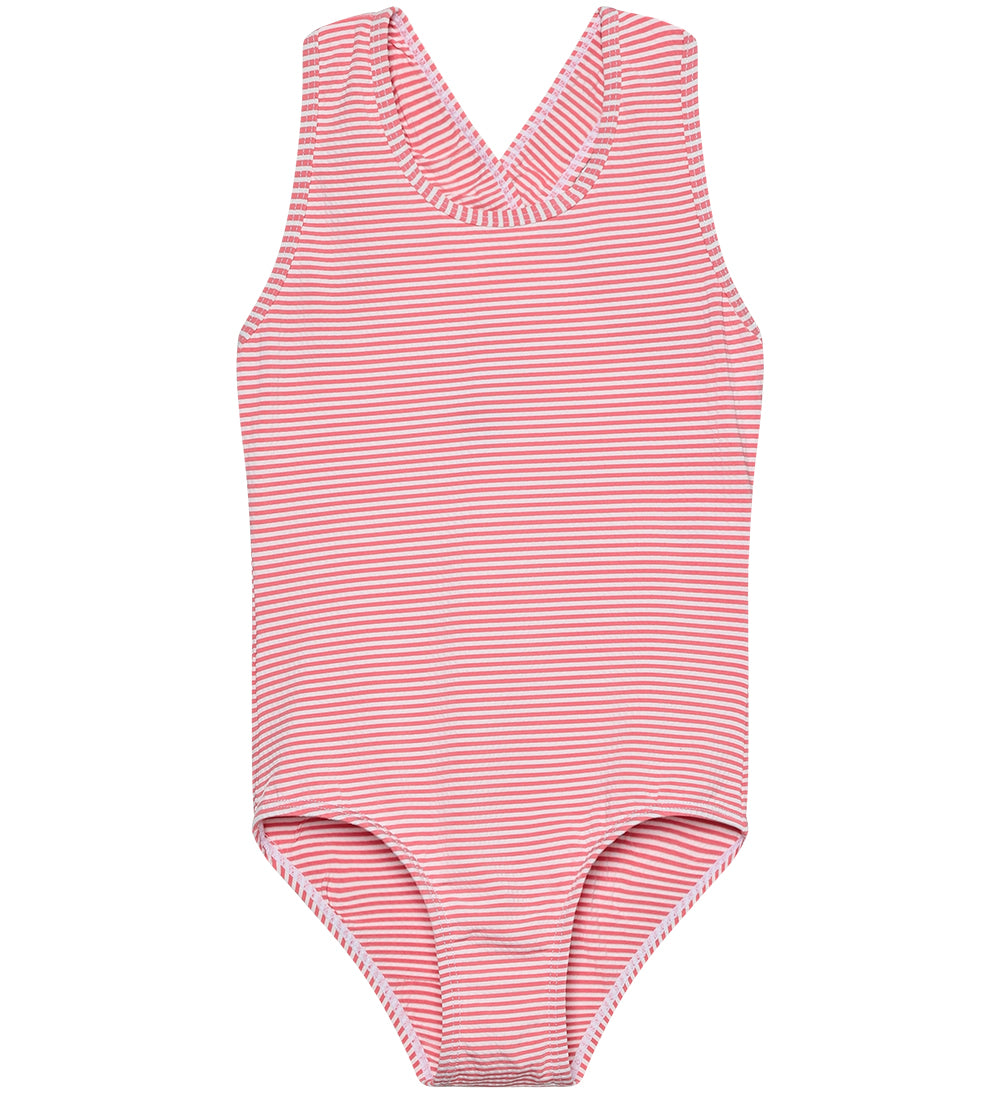 Color Kids - One-Piece Swimsuit Pink Stripes - 6Y