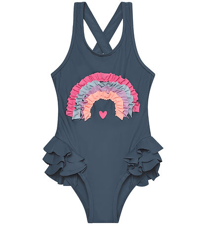Color Kids - One-Piece Swimsuit Rainbow - 6Y