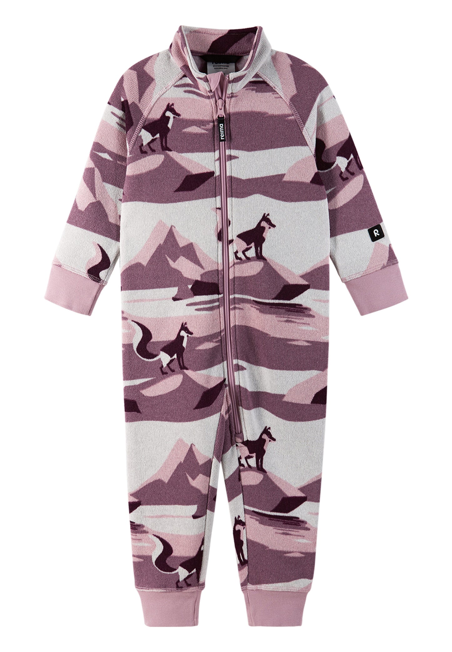 Reima - Toddlers fleece overall Myytti Deep purple