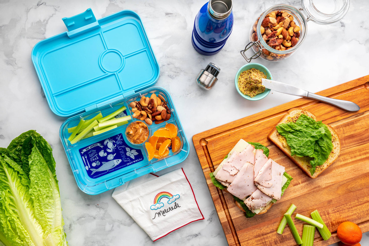 Yumbox - Yumbox Tapas - Leakproof Bento Box 4 or 5 Compartment Trays