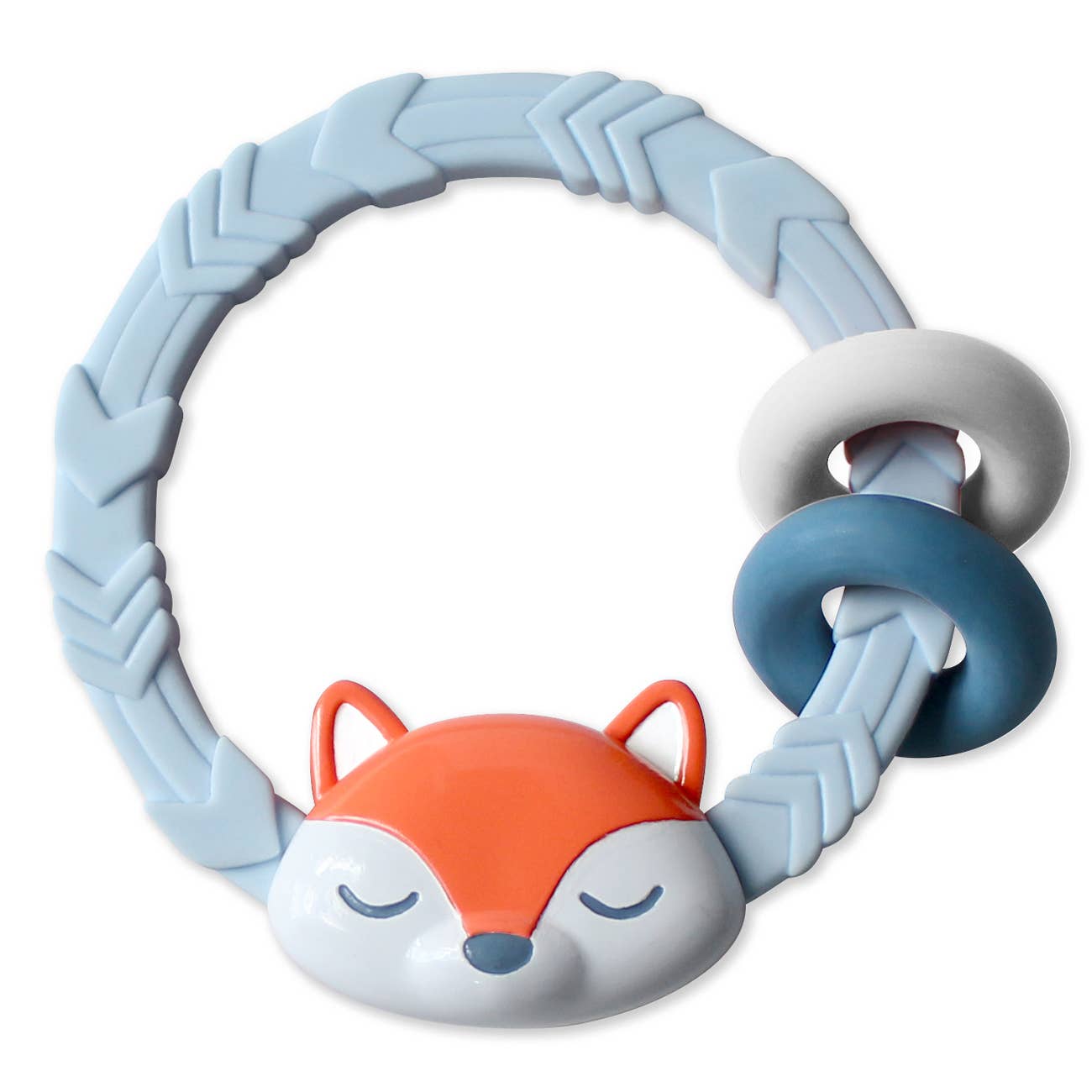 Itzy Ritzy -  Ritzy Rattle™ Silicone Teether Rattles: Highland Cow
