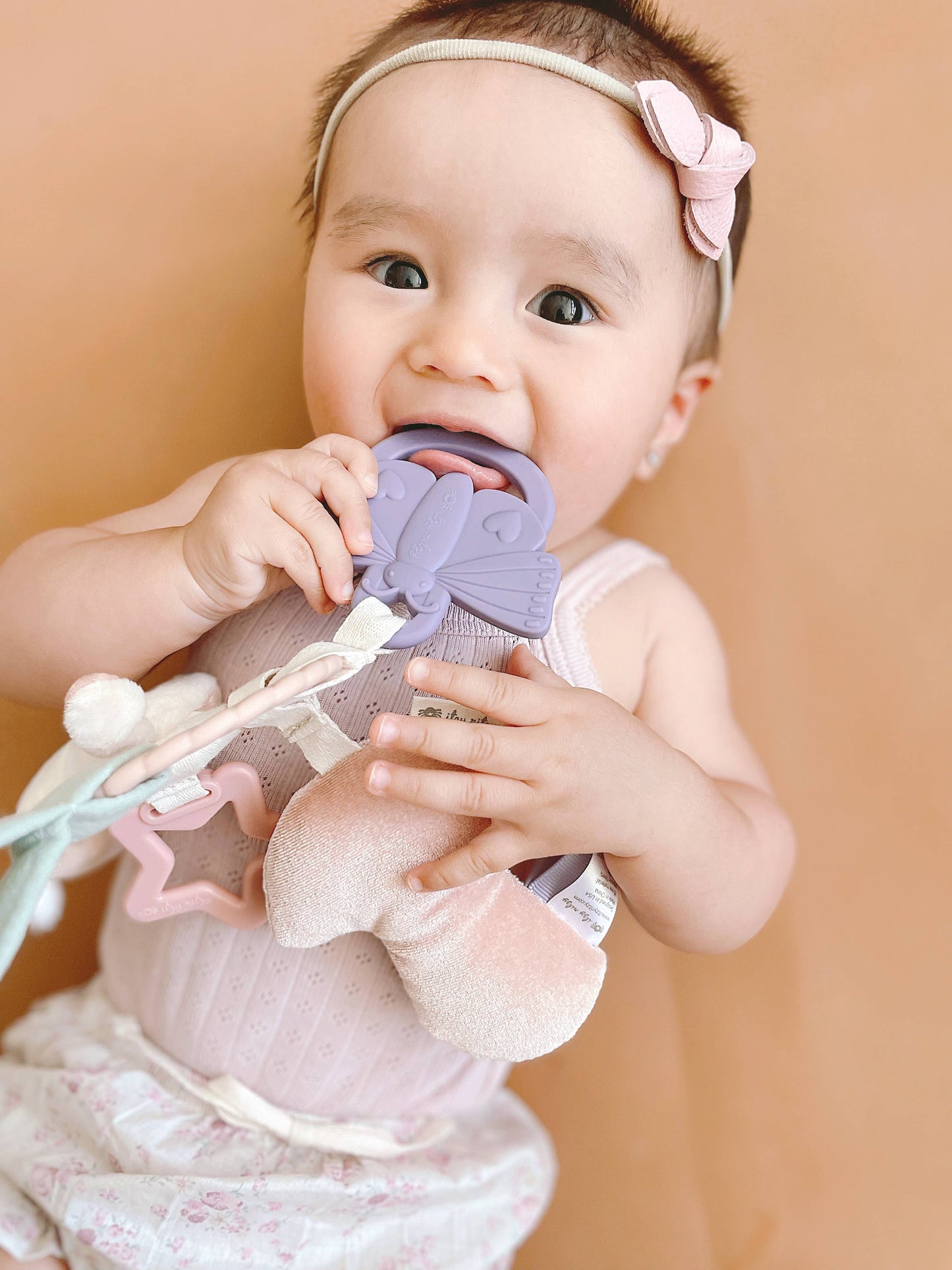 Itzy Ritzy - *NEW OPTION* Bitzy Busy Ring™ Teething Activity Toy: High Contrast