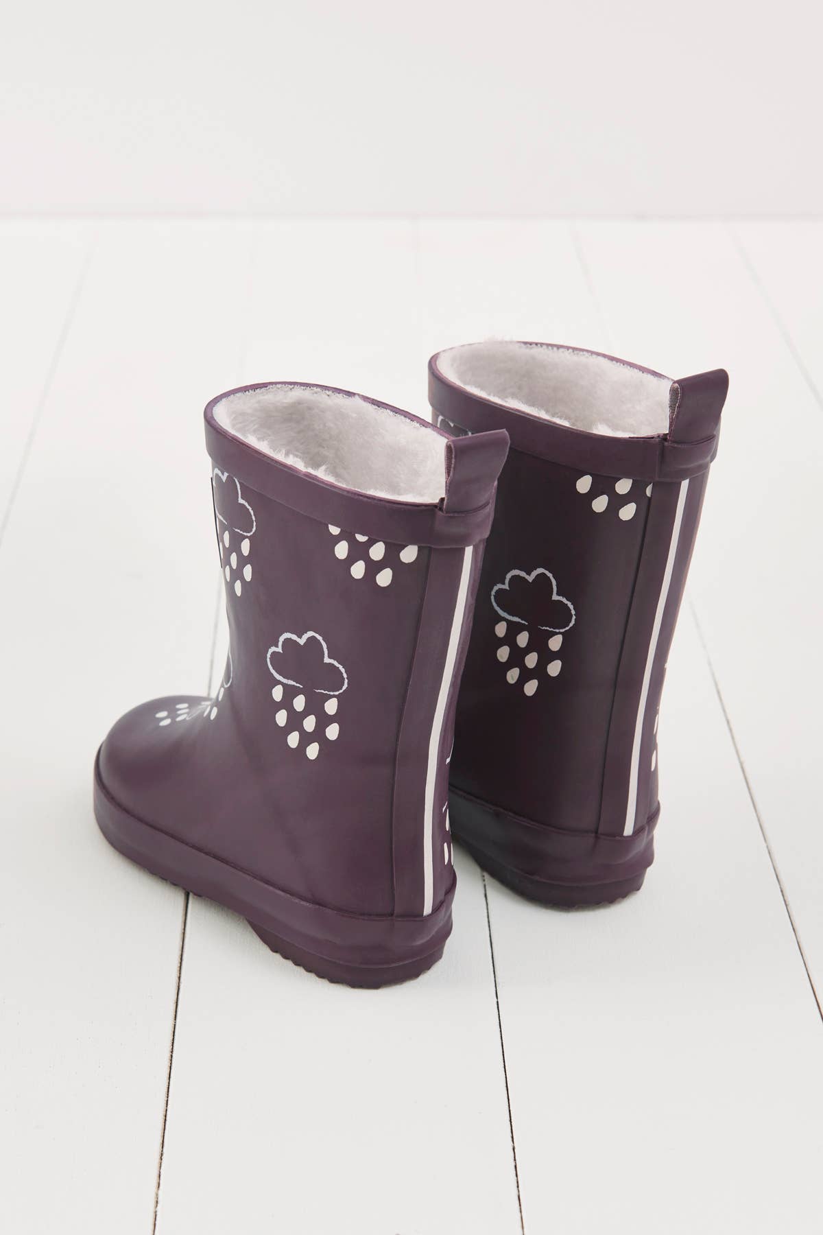Grass & Air - Amethyst Purple Colour-Changing Kids Wellies