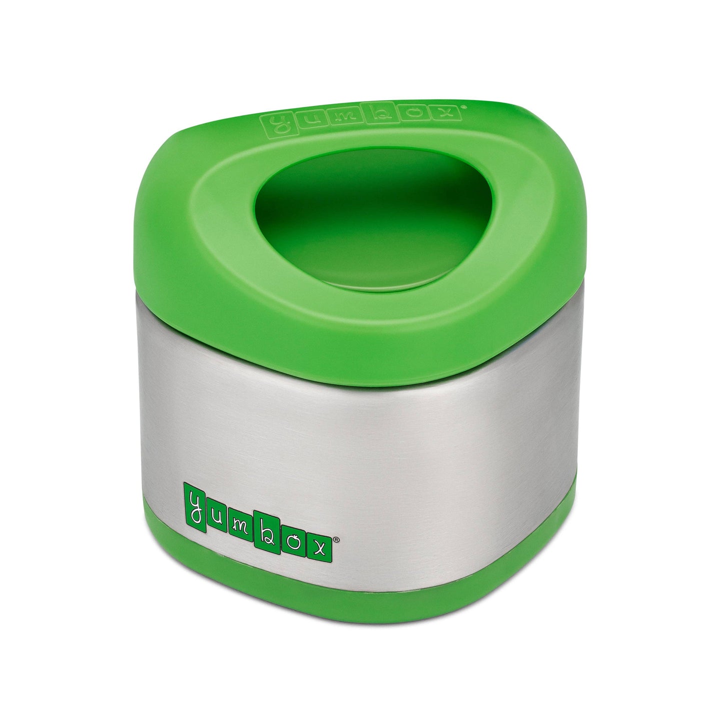 Yumbox - Yumbox Cubi Thermal Food Jar for Kids - Easy Carry and Open Lid 10 oz  - Apple Green