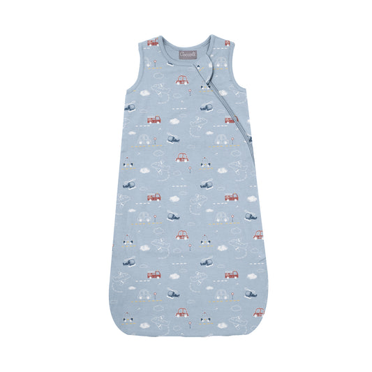 Coccoli Modal 1.5 tog Sleepsack - Vehicles on Blue