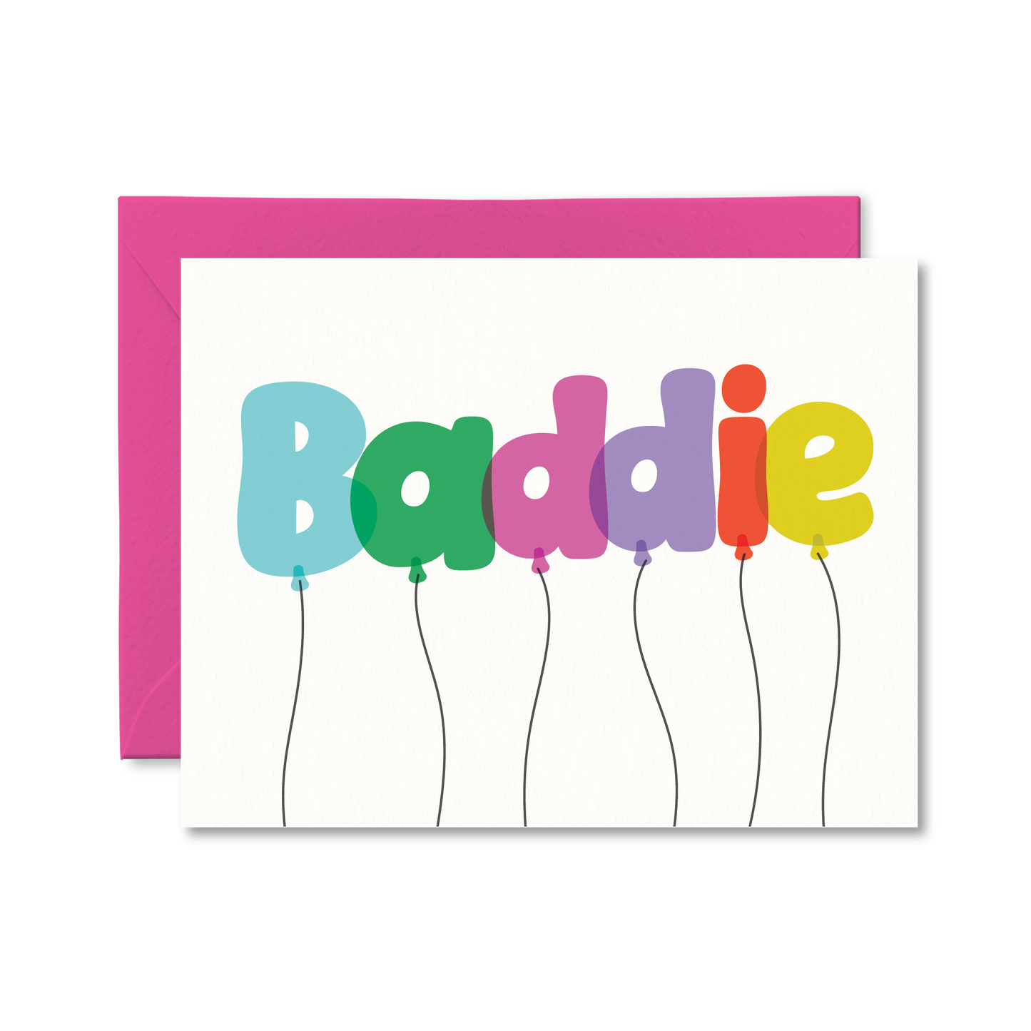Pretty by Her - Baddie Balloons Card