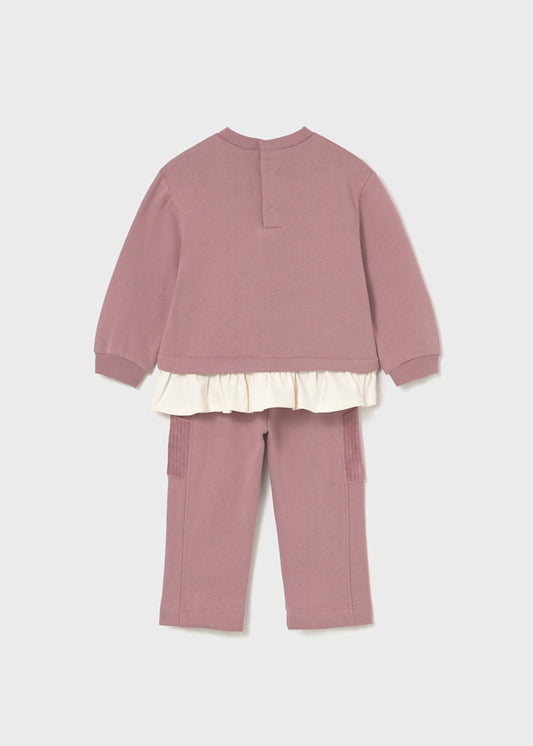 Mayoral Baby Girl Baby 2-Piece Teddy Bear Tracksuit Set