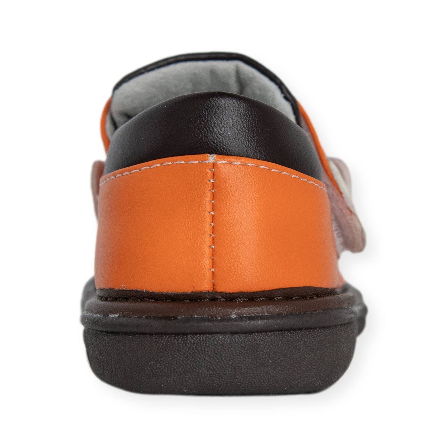 Wee Squeak Fox Orange Shoes with Adjustable Tail Strap