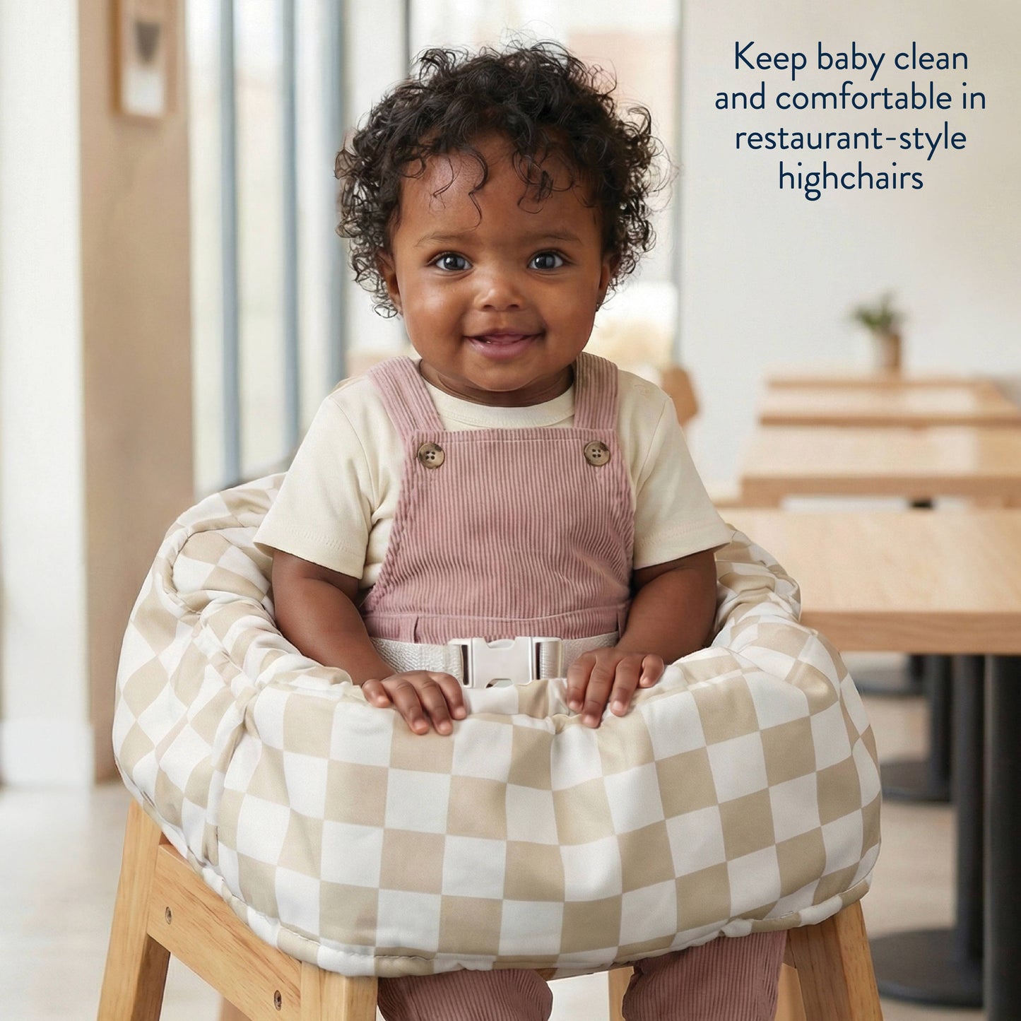 Itzy Ritzy -  Checkerboard Itzy Shopping Cart Cover