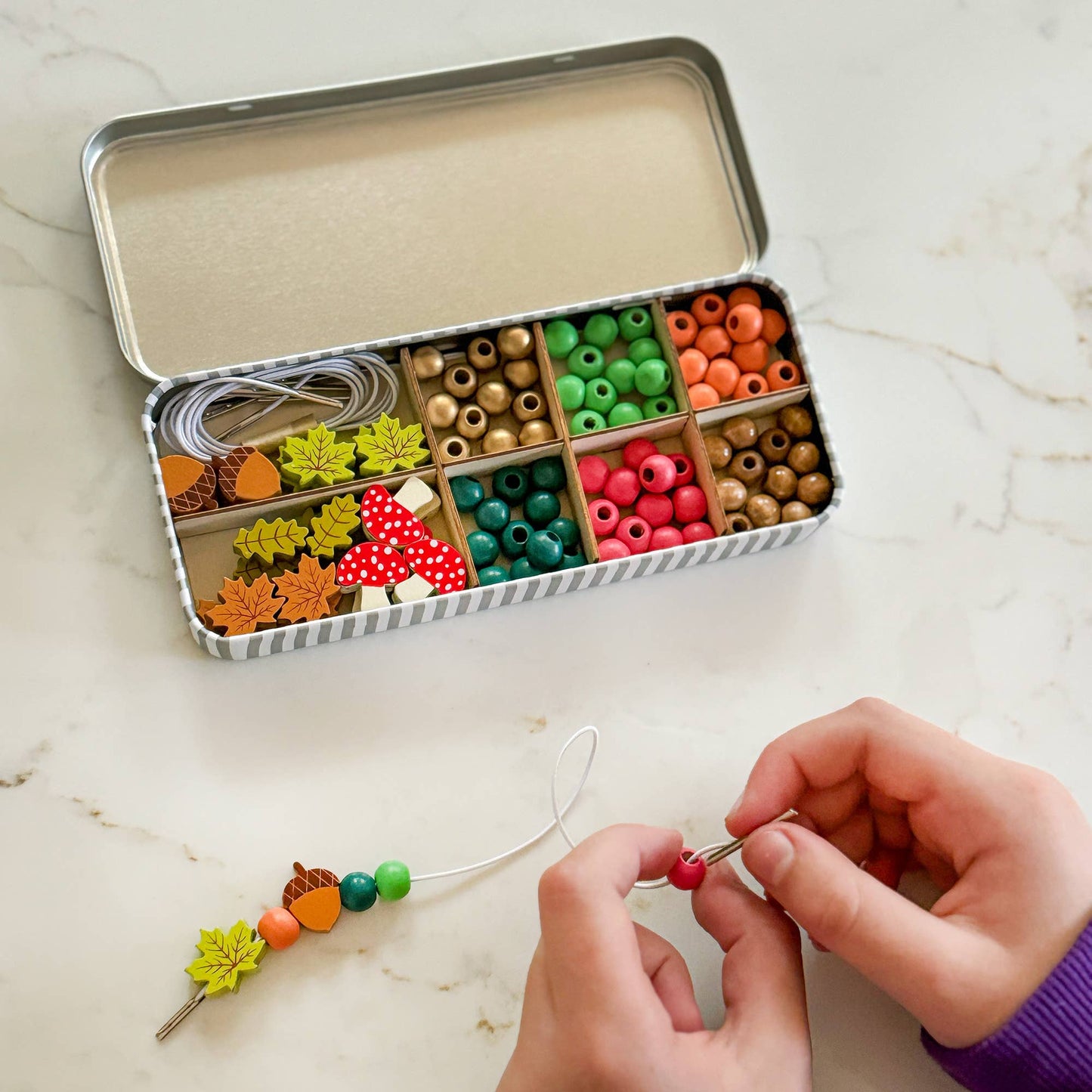 Cotton Twist - Forest Bracelet Bead Kit