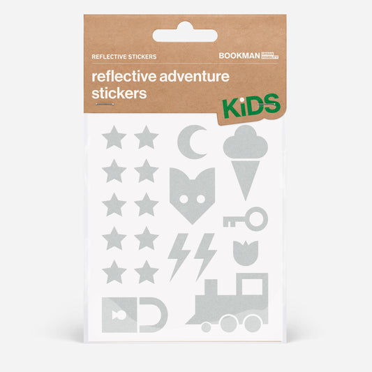Bookman Urban Visibility - Reflective Stickers Adventure White - Kids