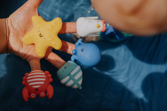 Itzy Ritzy - Nautical Itzy Bitzy Puppets - Bath + Storytelling Toys