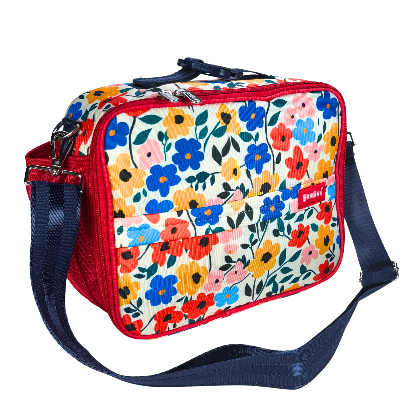 Yumbox - Yumbox Classic Lunch Bag – Insulated Poppy Flowers Print Lunch Tote for Stylish Kids & Adults