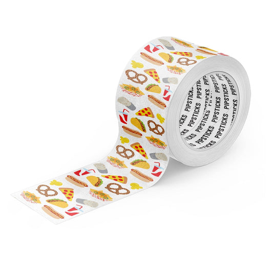 Pipsticks - Sporting Snacks Stickers on the Roll (Sold by the Section)