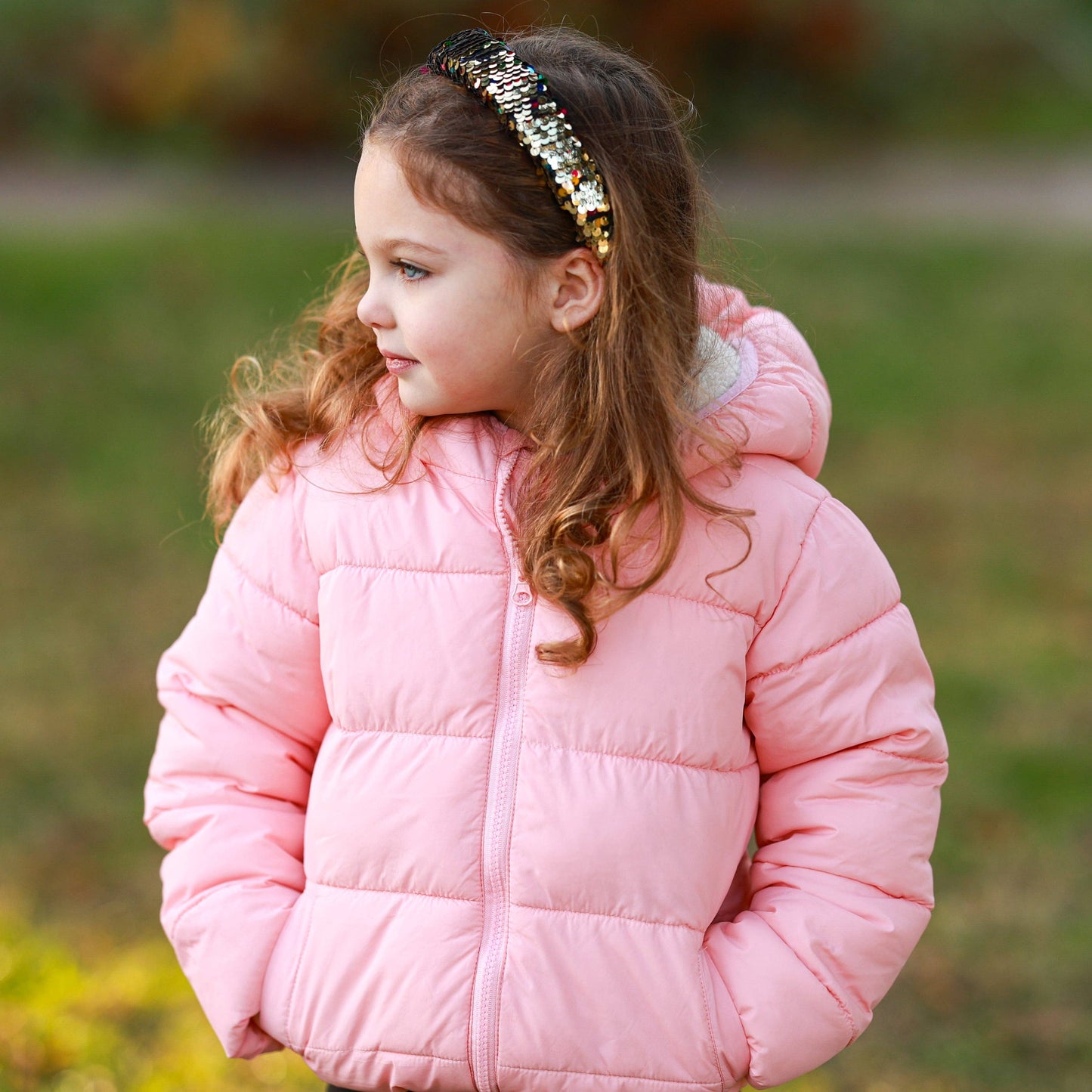 Frog Sac - Reversible Sequin Headband - Kids Padded Hair Band