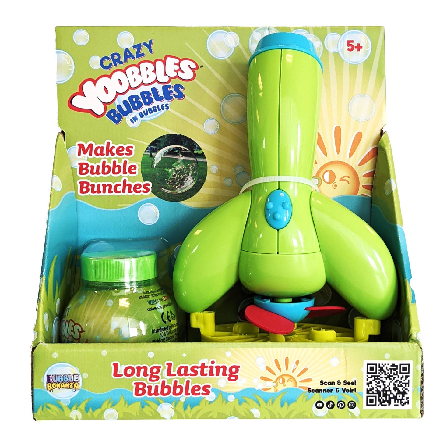Wishbone Products - Crazy Catchables Bubbles in Bubble Blower w/ solution