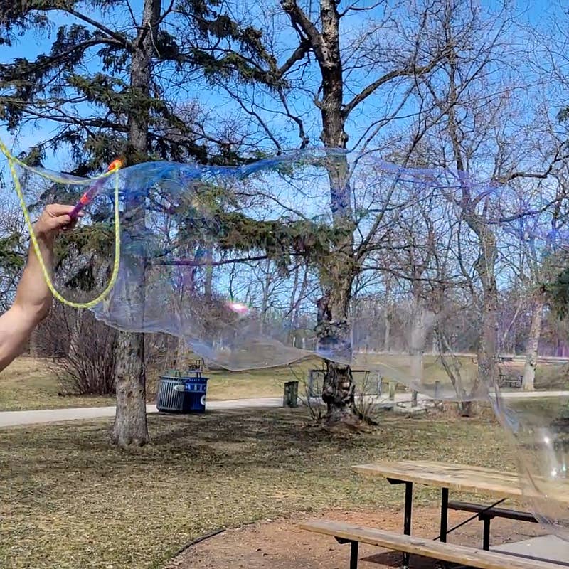 Wishbone Products - Giant Bubble Wand Kit with 16oz solution
