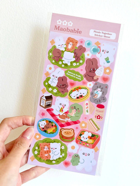 Maobabie - Sticker Sheet - Picnic Together